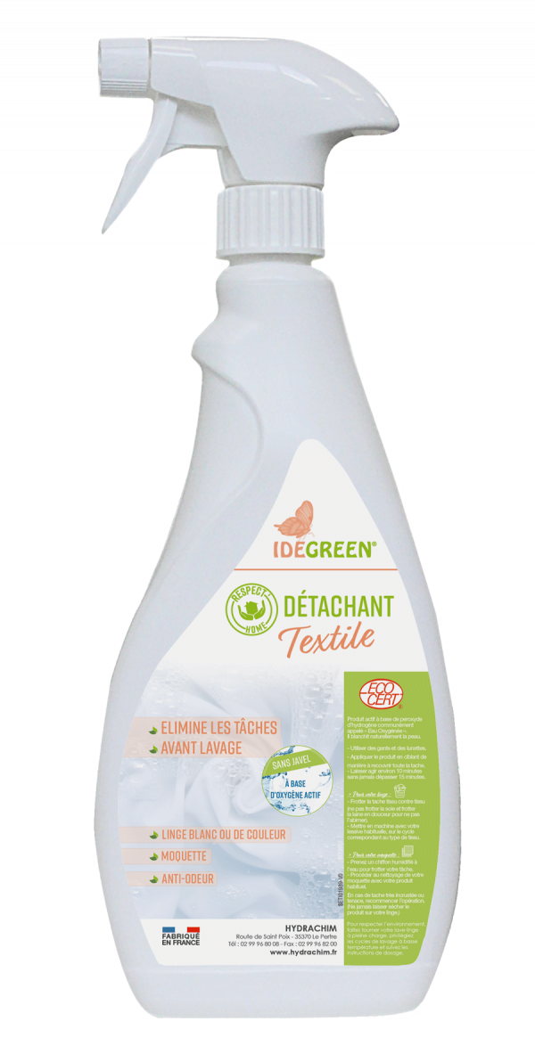 DETACHANT TEXTILE - ECODETERGENT ECOCERT – Détachants Textiles – HygiRéa