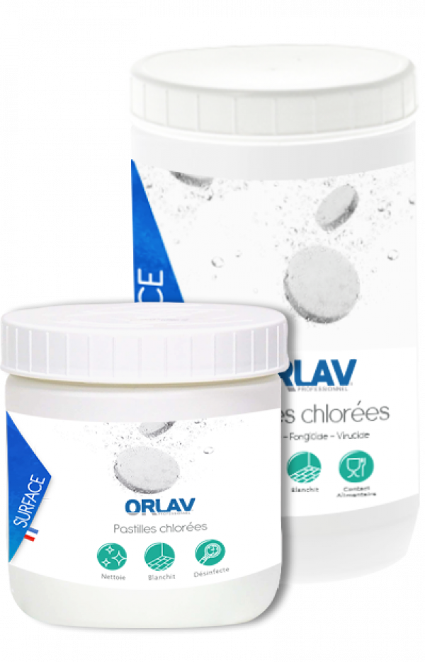 PASTILLES CHLOREES – Javel poudre et pastille – HygiRéa