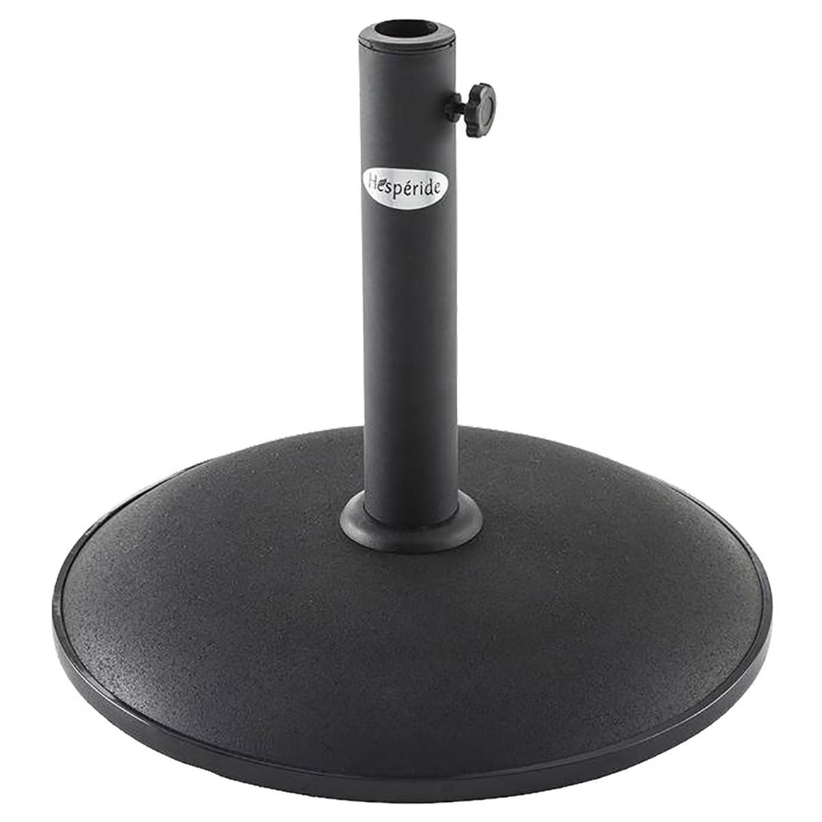 Pied de parasol rond DAILIO Noir – Dalle de Parasol – HygiRéa
