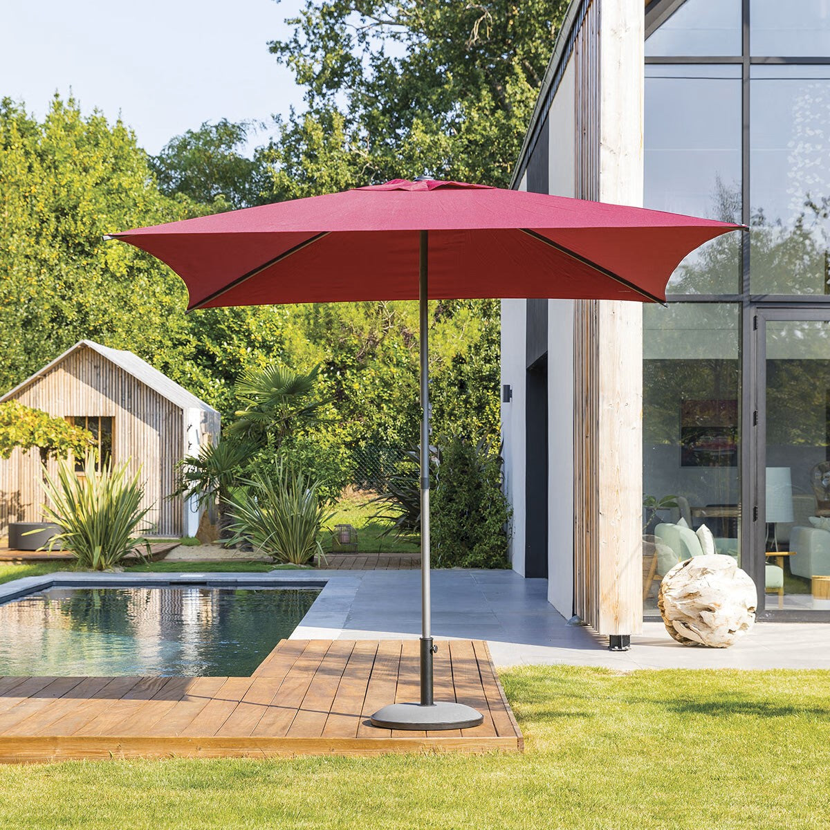 Parasol Droit Soya 2.5x2.5m – Parasols – HygiRéa