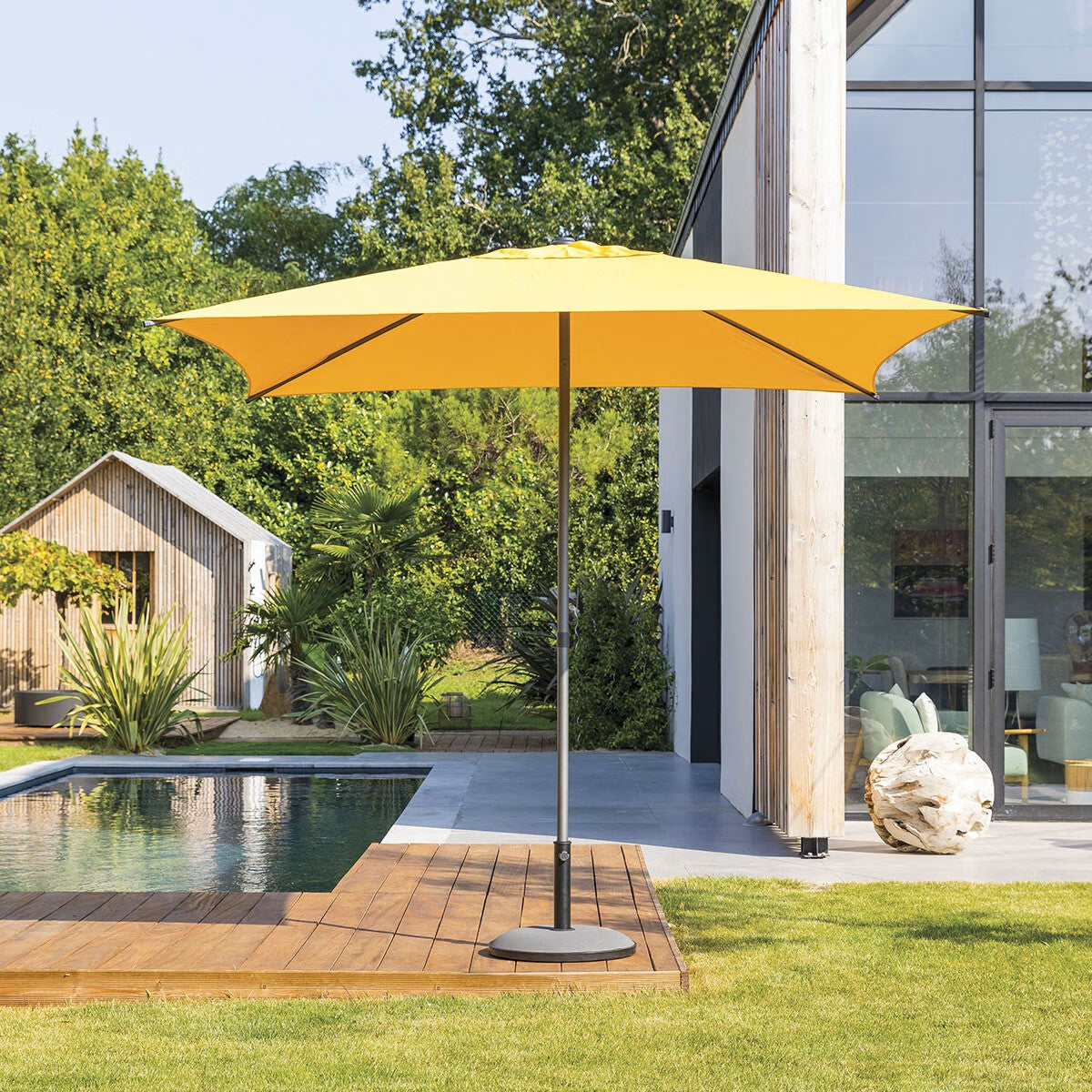Parasol Droit Soya 2.5x2.5m – Parasols – HygiRéa
