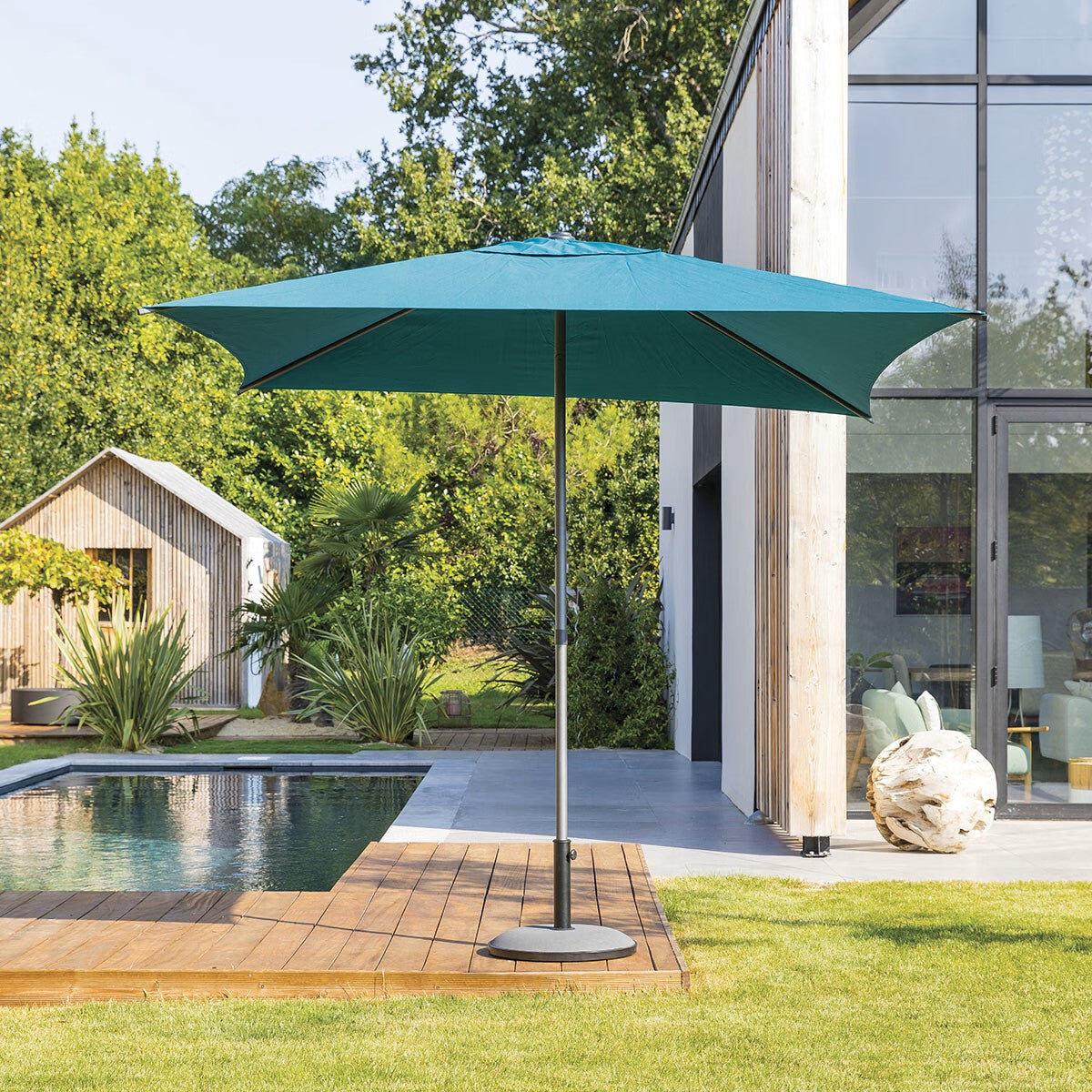 Parasol Droit Soya 2.5x2.5m – Parasols – HygiRéa