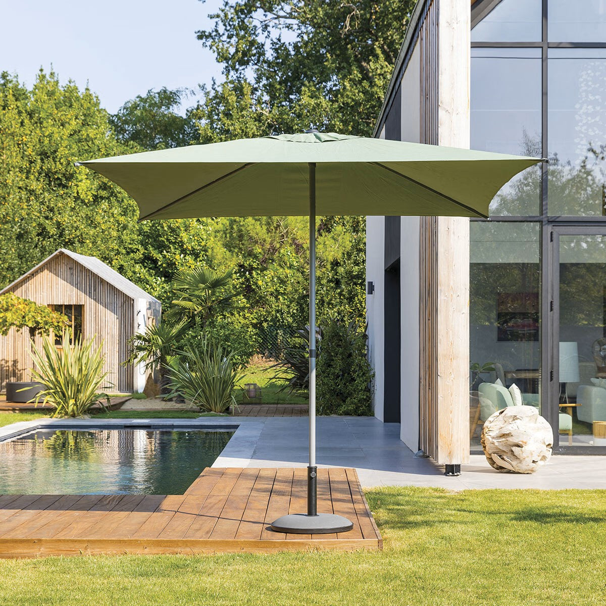 Parasol Droit Soya 2.5x2.5m – Parasols – HygiRéa