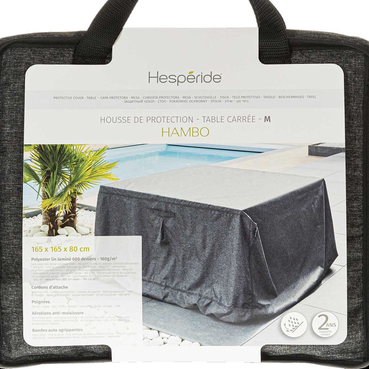 Housse de protection HAMBO pour table carrée M – Housses de Tables – HygiRéa