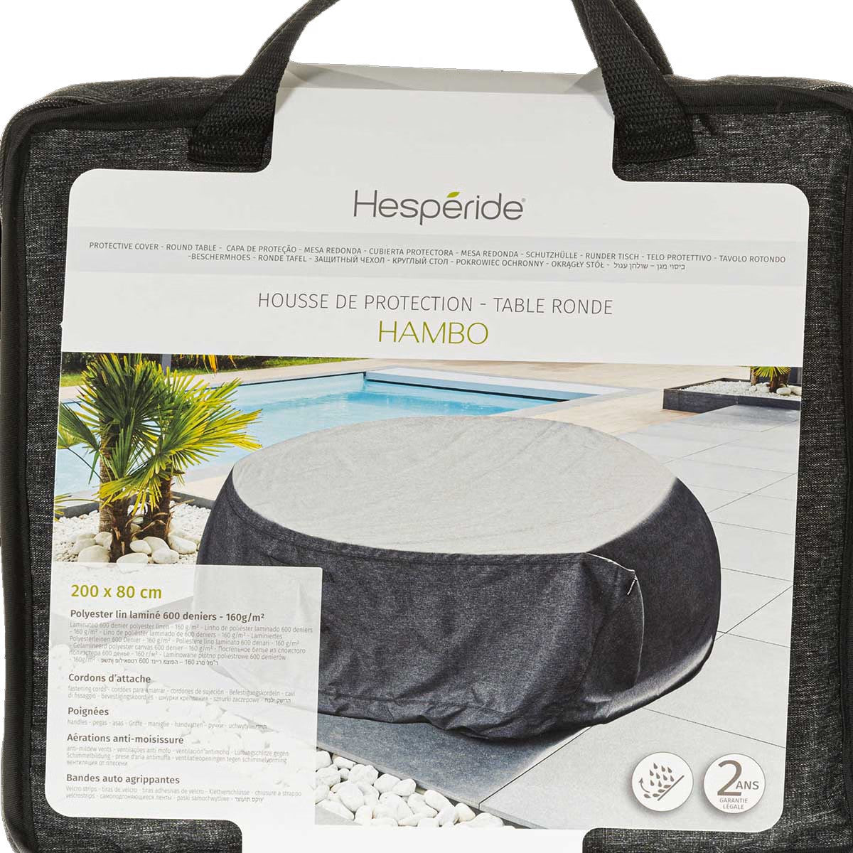 Housse de protection HAMBO pour table ronde – Housses de Tables – HygiRéa