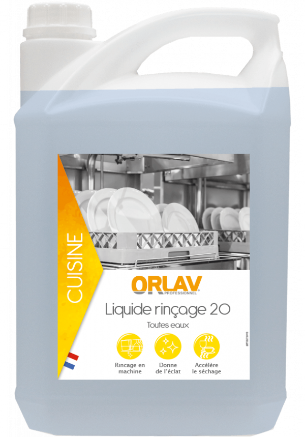 LIQUIDE DE RINCAGE 20 – Rinçage en machine – HygiRéa