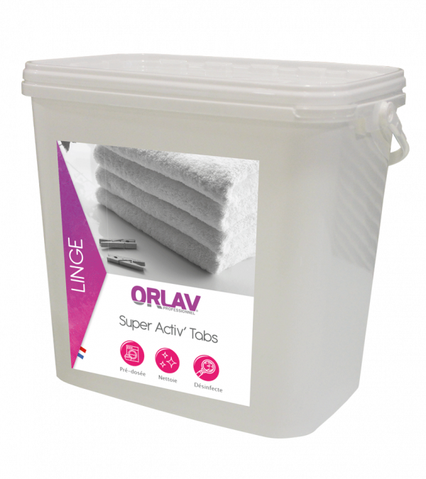 SUPER ACTIV' TABS – Pastilles linge – HygiRéa
