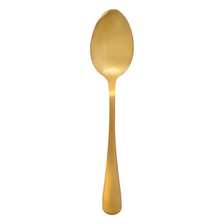 Lot de 4 cuillères à soupe Gold inox or