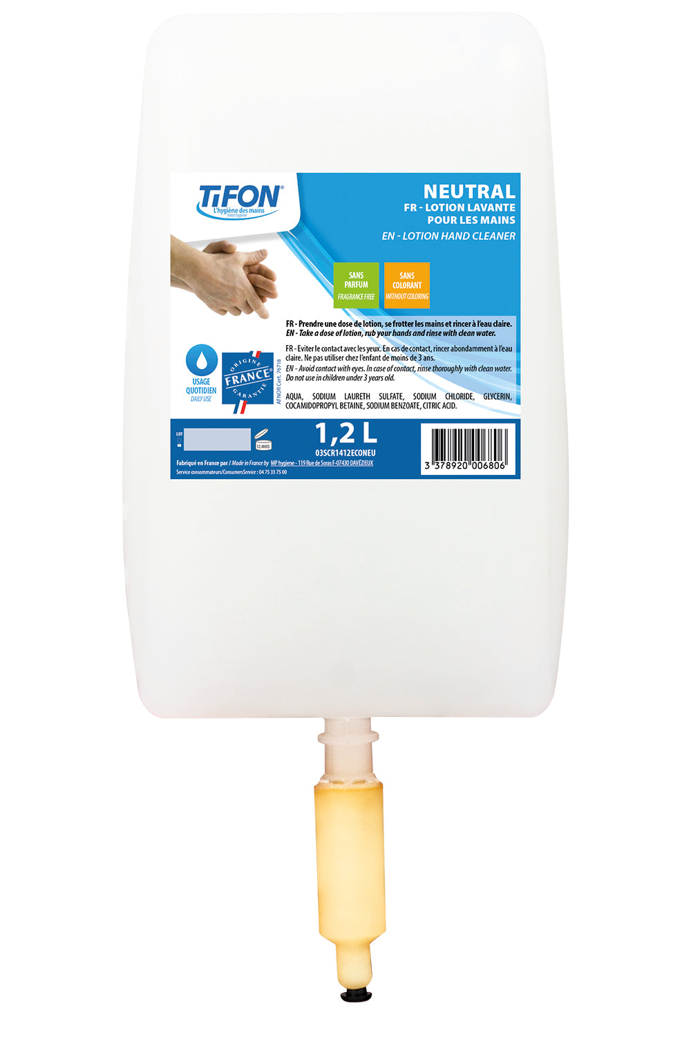 Lotion Neutre – Lotion Lavante – HygiRéa