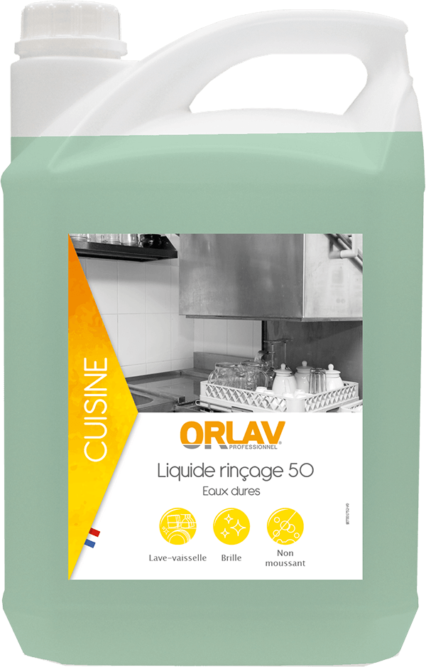 LIQUIDE RINCAGE 50 – Rinçage en machine – HygiRéa