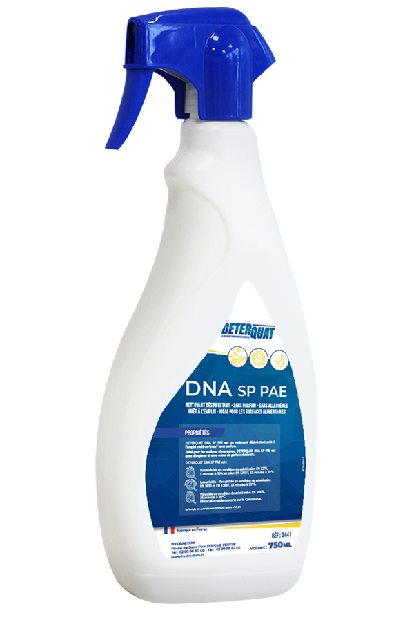 DETERQUAT DNA SP PAE – Degraissant Désinfectant - Prêt à l'emploi – HygiRéa