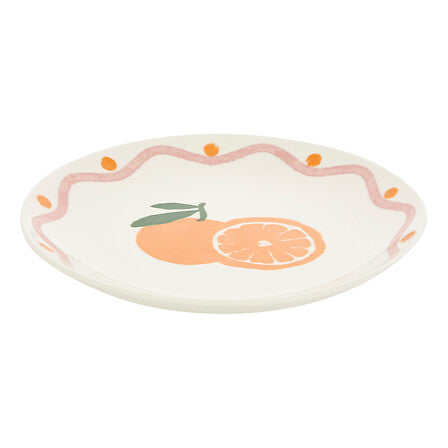 Assiette à dessert Fruity diam 19 cm orange