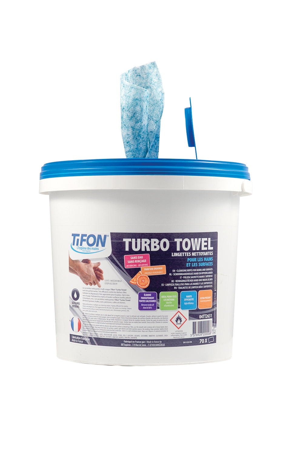 Lingettes Turbo – Lotion Lavante – HygiRéa