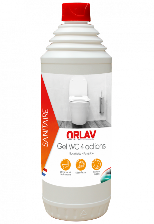 GEL WC 4 ACTIONS – Entretien WC – HygiRéa