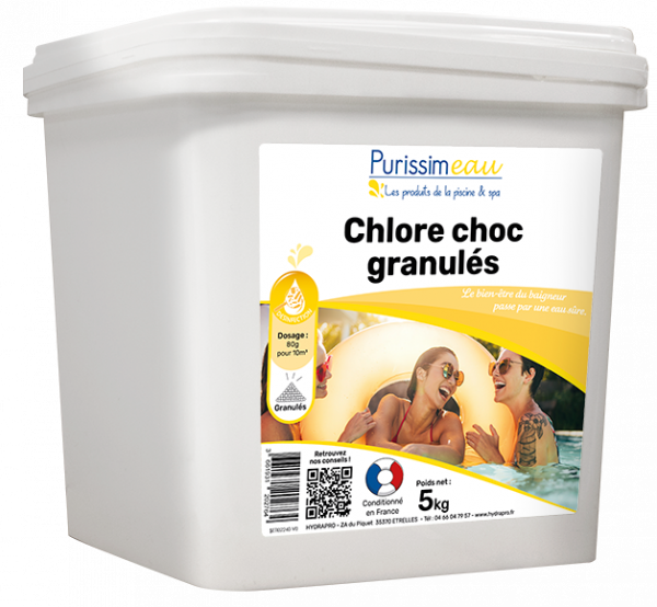 CHLORE CHOC GRANULES – Chlore – HygiRéa