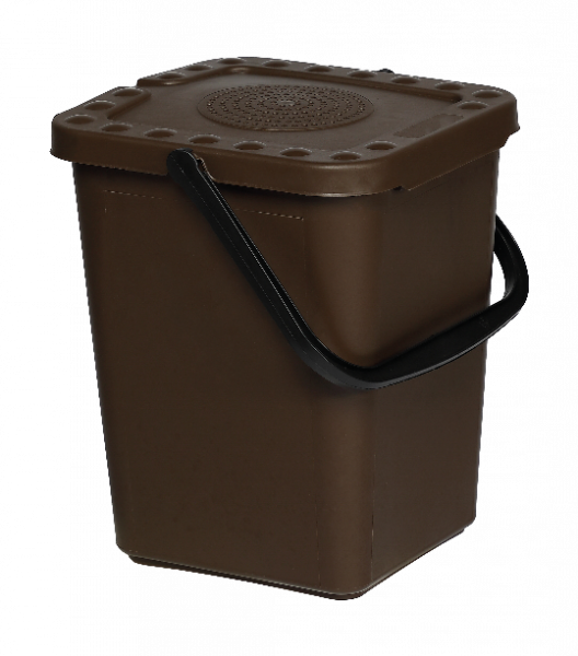 Seau collecteur bio déchets 7L 70% recyclé – Collecteur recyclage – HygiRéa