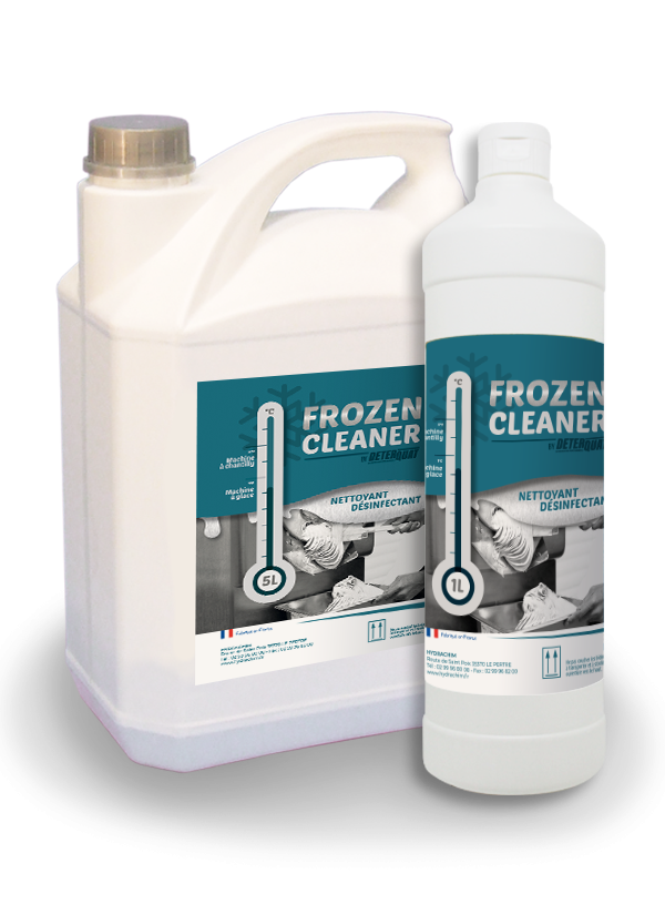 FROZEN CLEANER – Détergent désinfectant spécial machine à glace / chantilly – HygiRéa