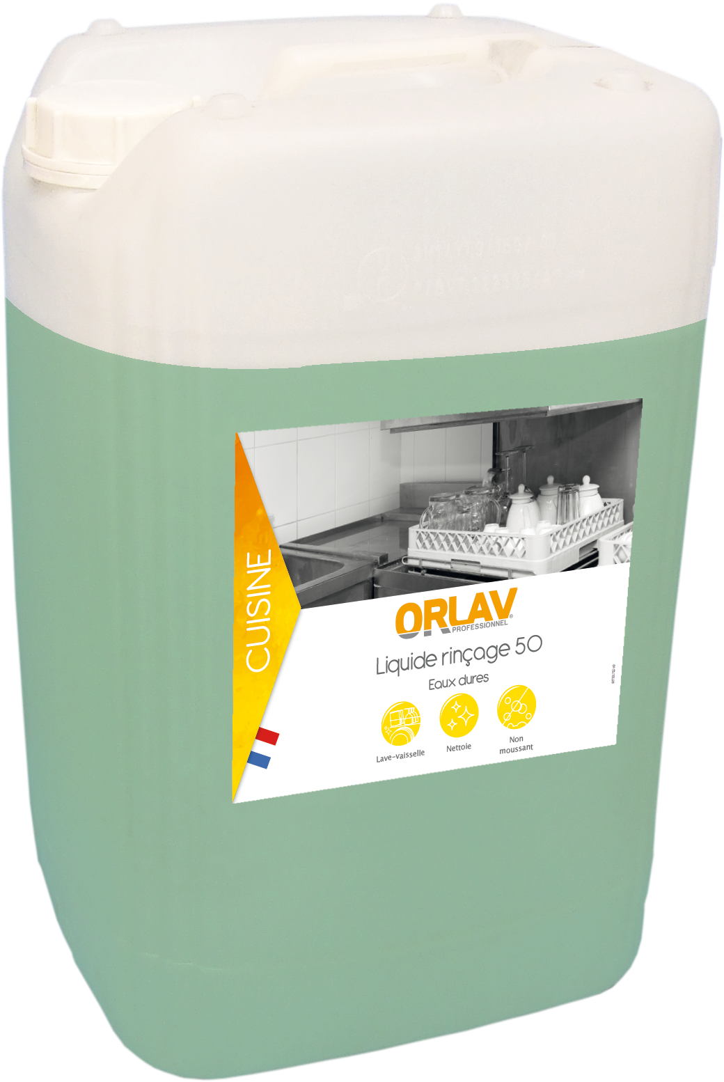 LIQUIDE RINCAGE 50 – Rinçage en machine – HygiRéa