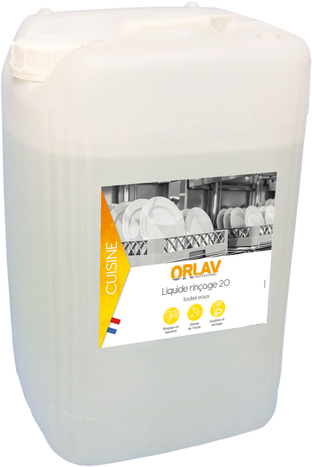 LIQUIDE DE RINCAGE 20 – Rinçage en machine – HygiRéa