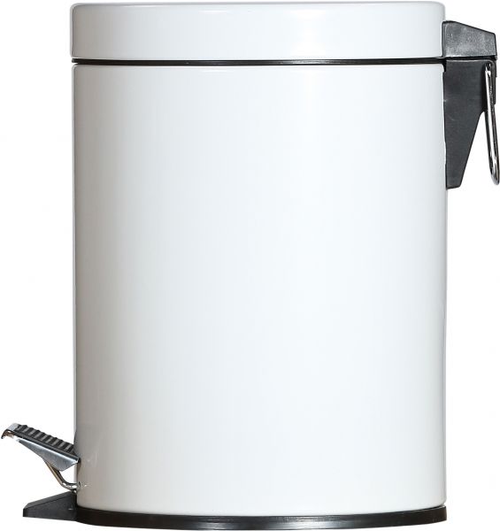 Collecteur à pédale 5 L NOIR MAT (avec bac intérieur en plastique) – Collecteur à Pédale – HygiRéa