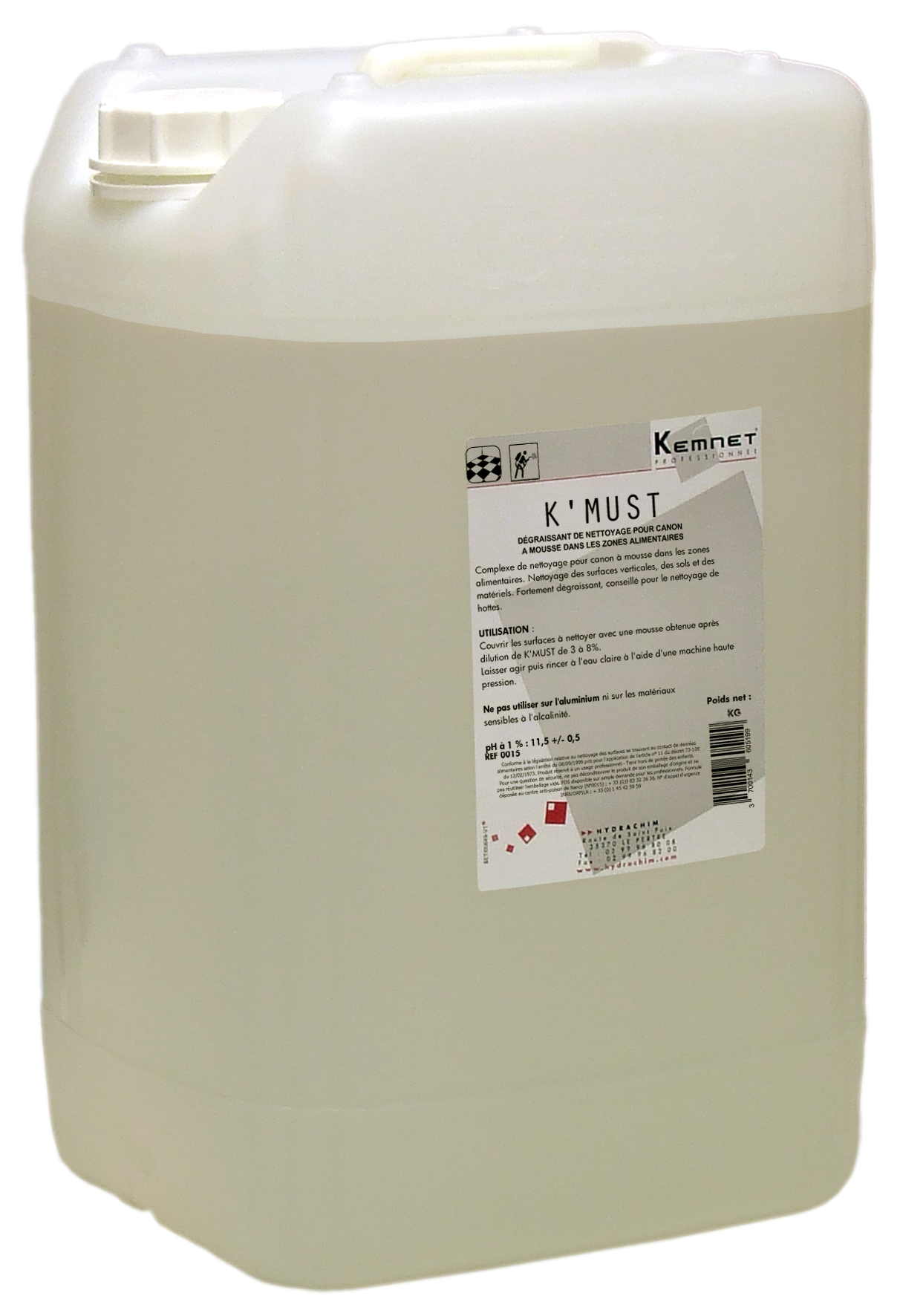 K MUST – Nettoyant, détartrant & degraissant spécifique – HygiRéa