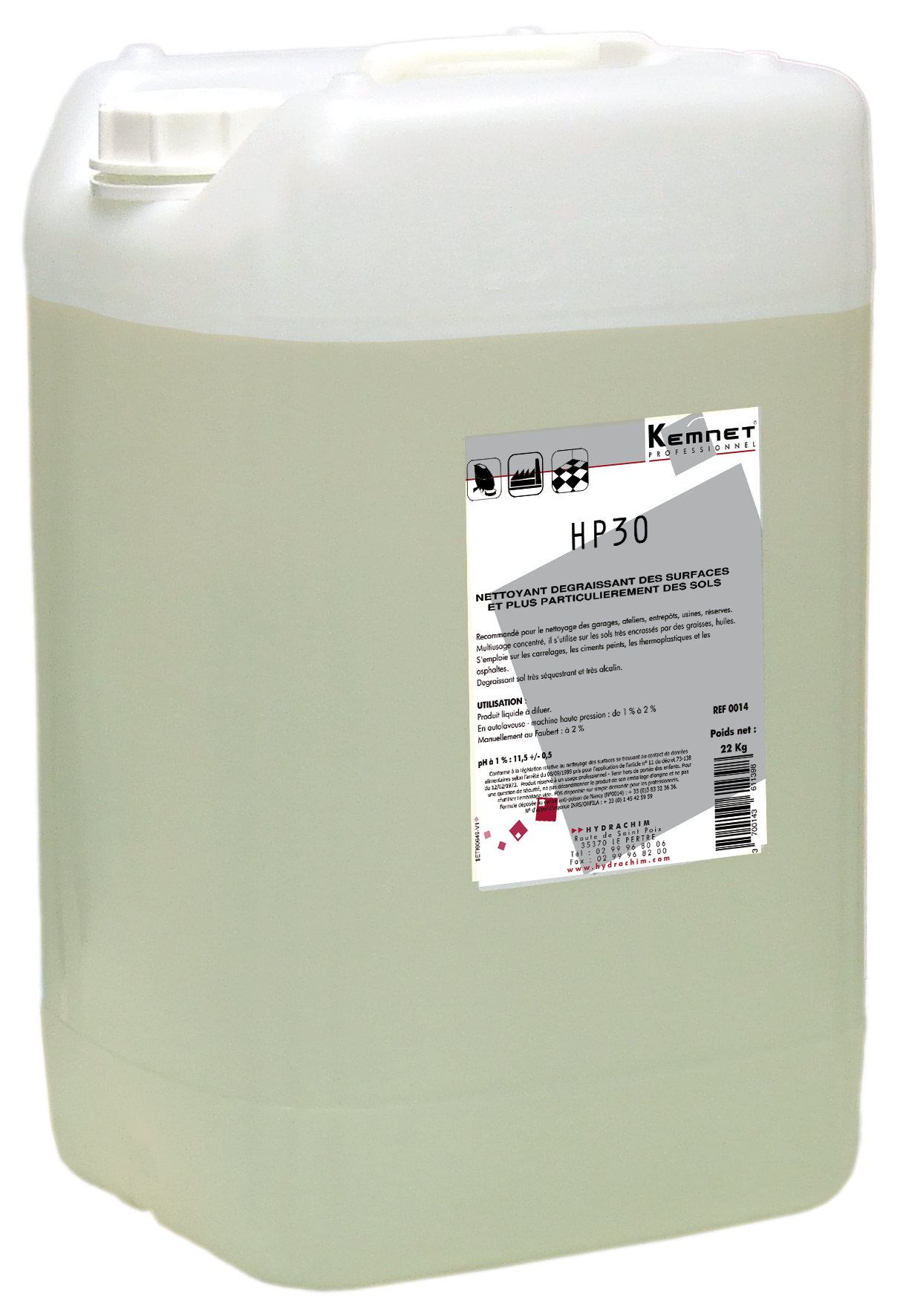 HP 30 – Degraissant sol spécifique – HygiRéa