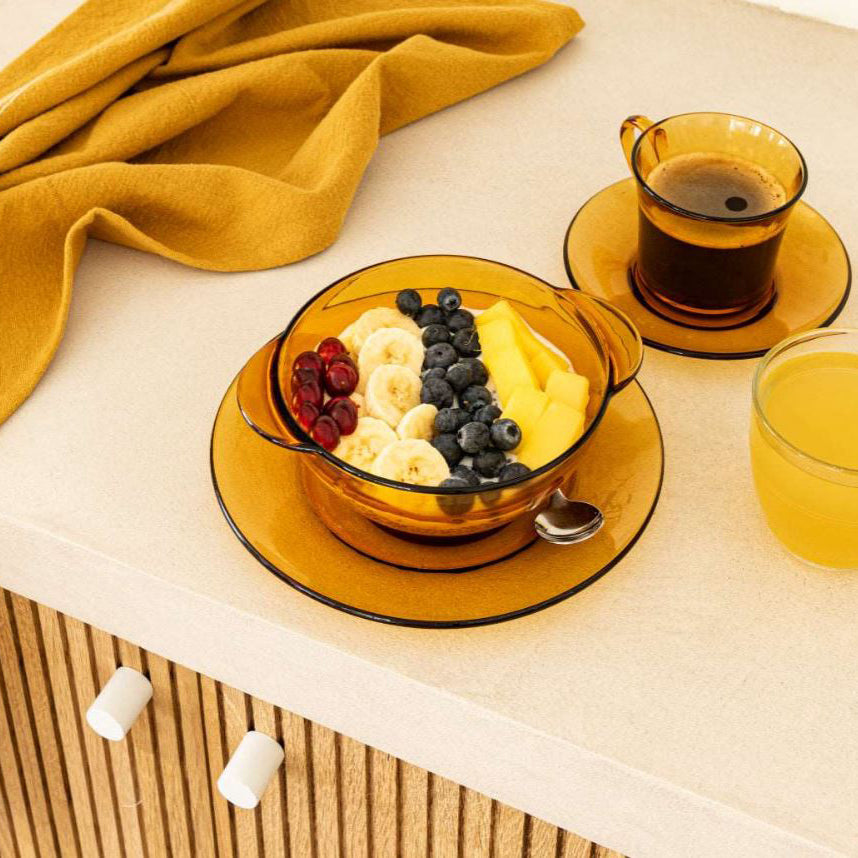 BOL LYS VERMEIL 51CL EN VERRE TREMPÉ – Petit déjeuner – HygiRéa