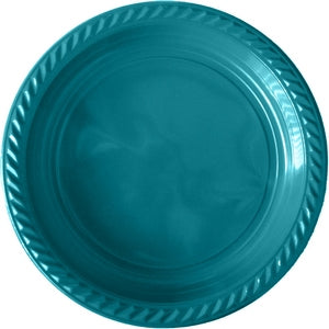 Assiettes rondes plastique 22cm x20 pièces réutilisable – Assiettes Réutilisables – HygiRéa