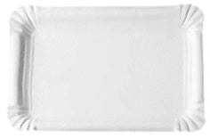 Plateaux carton rectangulaires 24x33cm – Plateaux Réutilisables – HygiRéa