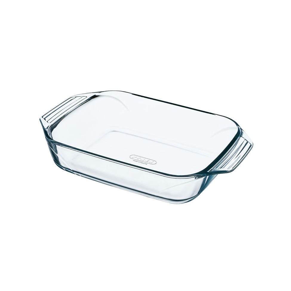PLAT À FOUR RECTANGLE LET'S SHARE 27X17X6CM EN VERRE – Cuisson au four – HygiRéa