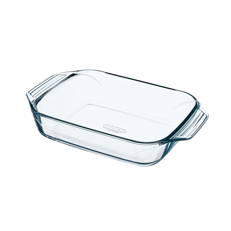PLAT À FOUR RECTANGLE LET'S SHARE 35X23CM EN VERRE – Cuisson au four – HygiRéa