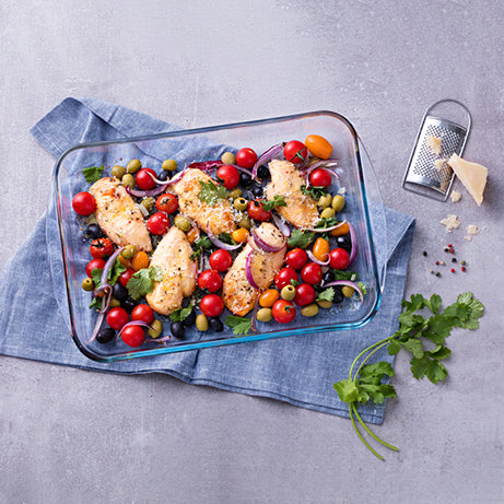 PLAT À LASAGNES COOK AND ENJOY 35X23CM EN VERRE – Cuisson au four – HygiRéa