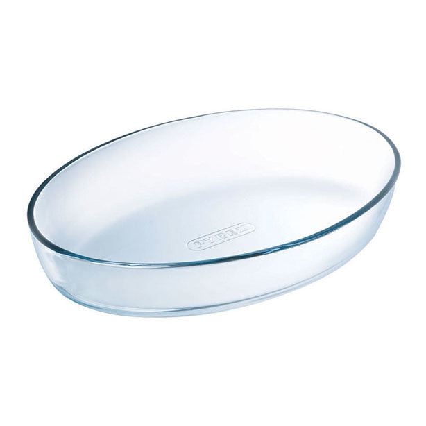 PLAT OVALE ICONICS 21X13X5CM EN VERRE – Cuisson au four – HygiRéa