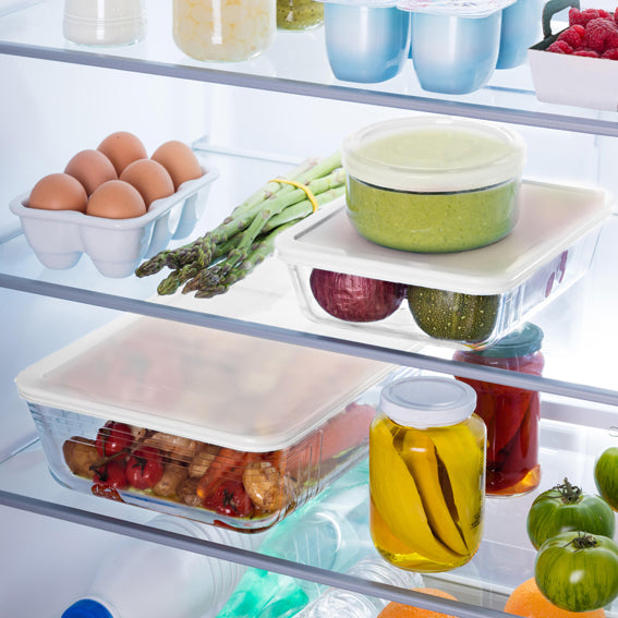 PLAT RECTANGLE COOK AND FREEZE 25X19CM-2.6L AVEC COUVERCLE – Cuisson au four – HygiRéa