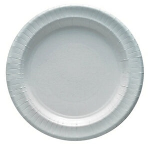 Assiettes carton blanc rondes 29cm – Assiettes Réutilisables – HygiRéa