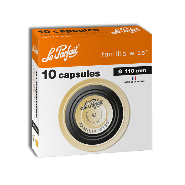 BOITE DE 10 CAPSULES 110MM FAMILIA WISS EN ACIER – Conservation – HygiRéa