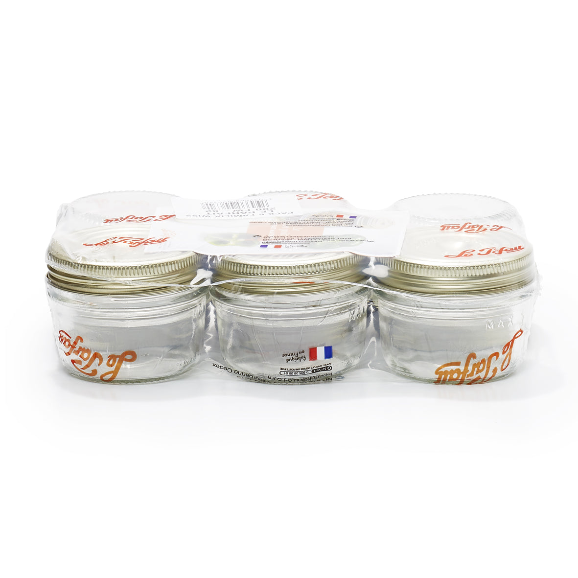LOT DE 6 TERRINES 200G 82MM LE PARFAIT FAMILIA WISS – Conservation – HygiRéa