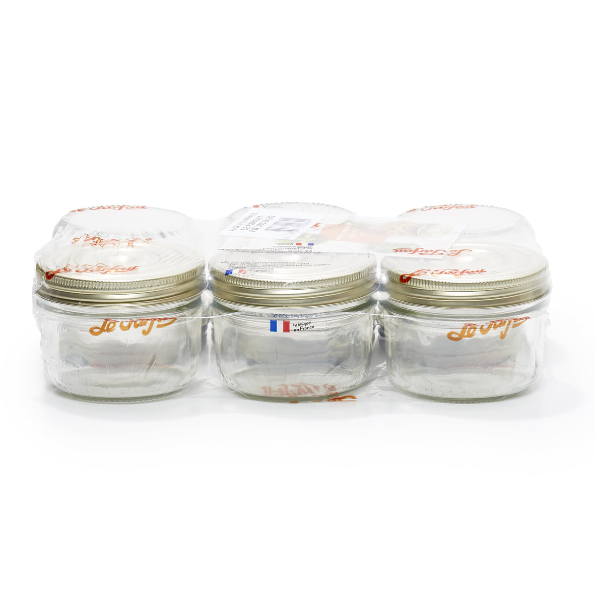 LOT DE 6 TERRINES 350G 10CM LE PARFAIT FAMILIA WISS – Conservation – HygiRéa