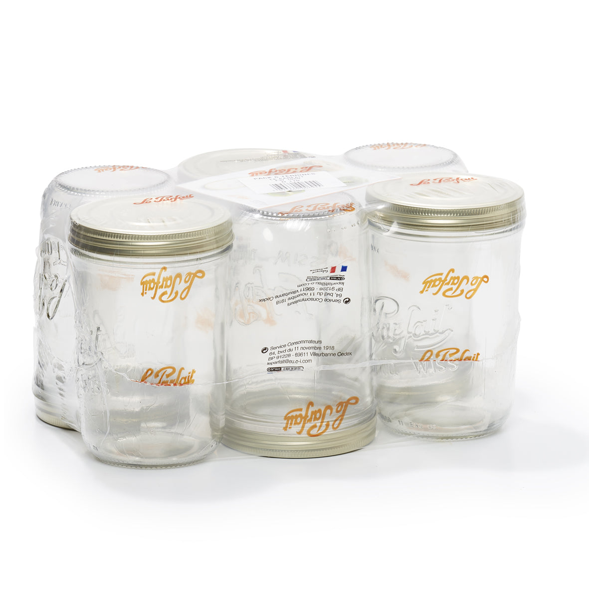 LE PARFAIT FAMILIA WISS LOT DE 6 TERRINES 11 CM – Conservation – HygiRéa