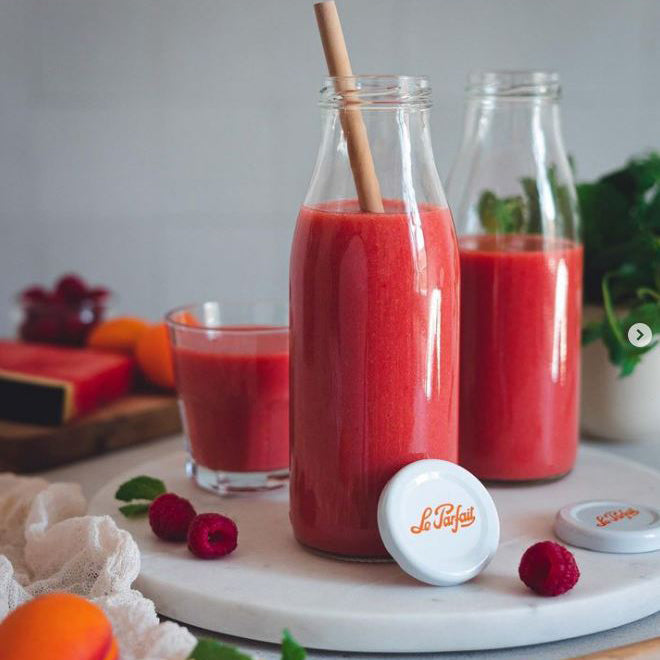 BOUTEILLE FRAICHEUR 500ML EN VERRE AVEC BOUCHON – Carafe, pichet et bouteille – HygiRéa