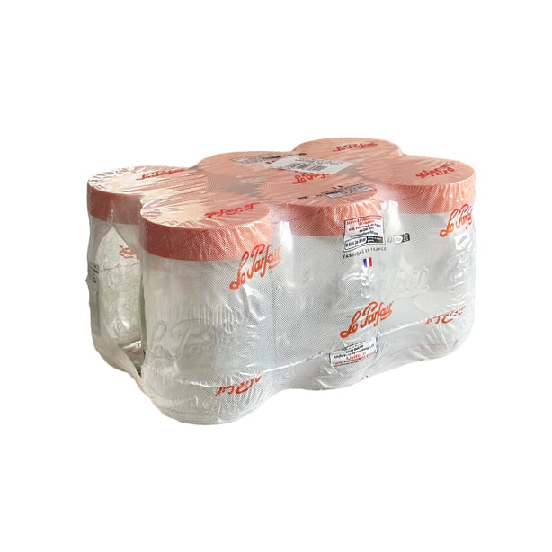 BOCAL COLOR À VIS 1L EN VERRE AVEC COUVERCLE ORANGE – Conservation – HygiRéa