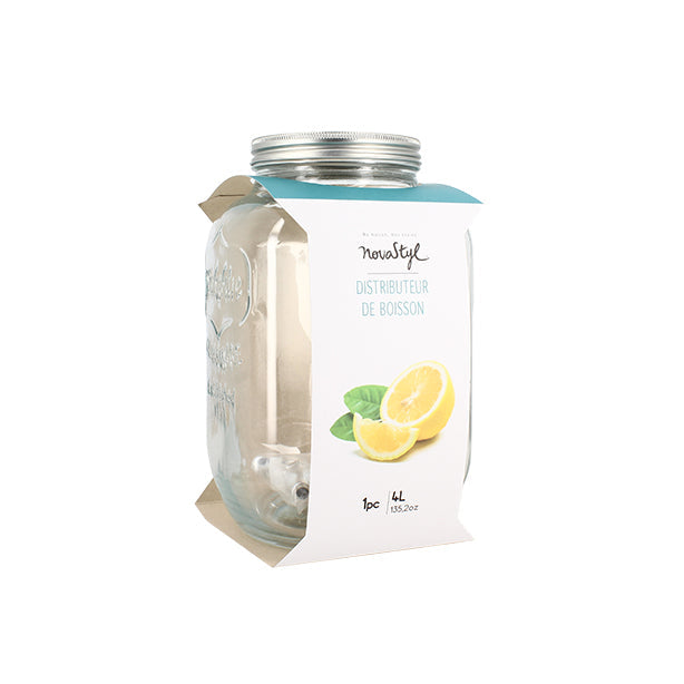 FONTAINE EN VERRE 4 LITRES – Accessoire du bar – HygiRéa