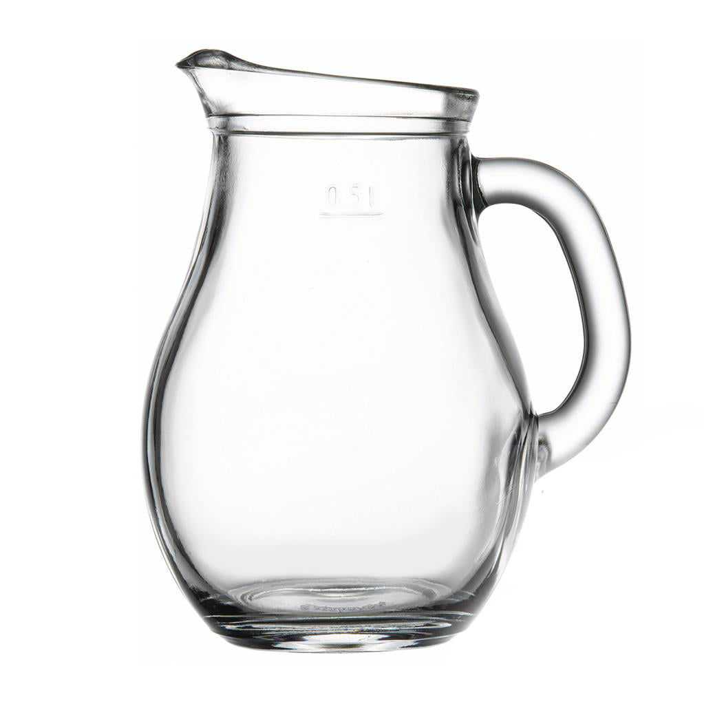 BROC PICHET 500ML EN VERRE AVEC ANSE – Carafe, pichet et bouteille – HygiRéa
