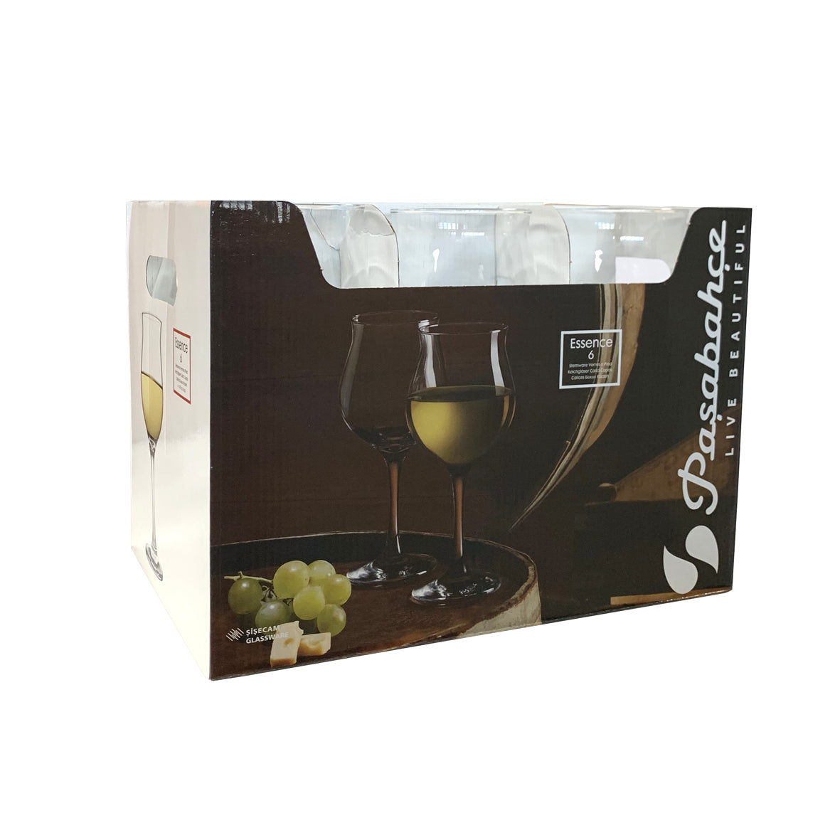VERRE À PIED VIN ESSENCE 47.5CL EN VERRE TRANSPARENT – Verre à pied – HygiRéa