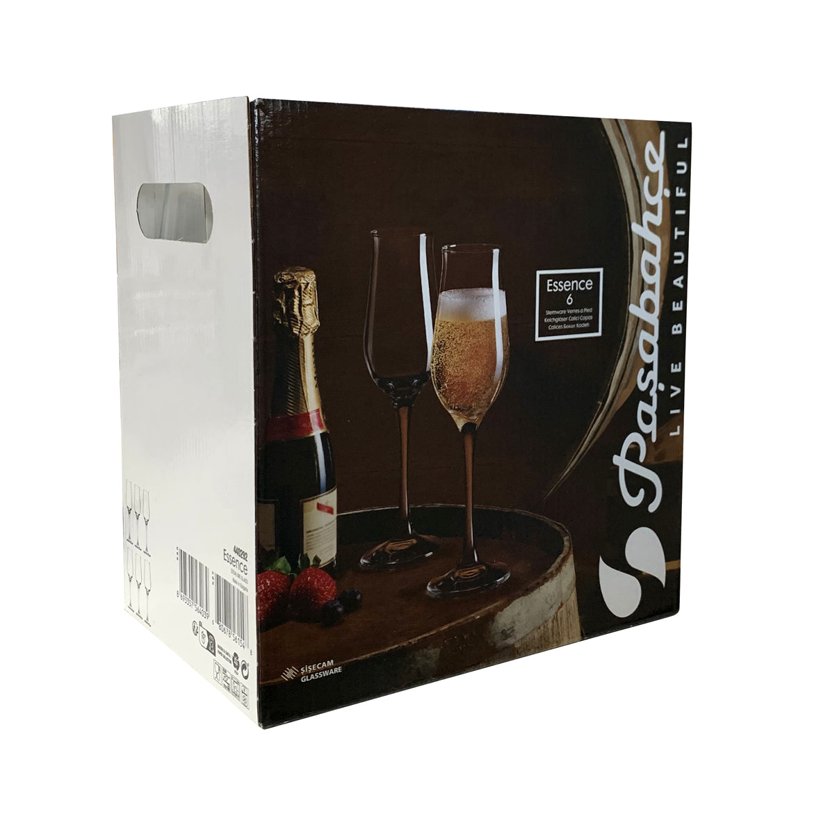 FLUTE ESSENCE 19CL EN VERRE TRANSPARENT – Verre à pied – HygiRéa