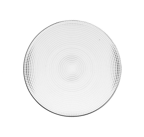 ASSIETTE À DESSERT GÉNÉRATION 19CM EN VERRE TRANSPARENT – Assiette – HygiRéa