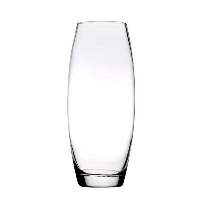 VASE HAUTEUR 26CM FORME BOMBÉE EN VERRE TRANSPAR – Décoration – HygiRéa