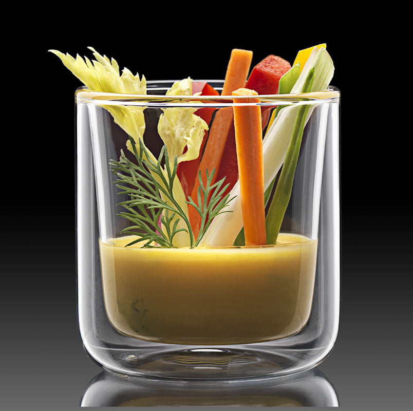 BOITE 2 MISE EN BOUCHE 11CL DOUBLE PAROI EN VERRE BOROSILICATE – Complément table – HygiRéa