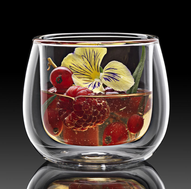 BOITE 2 MISE EN BOUCHE 11,5CL EN VERRE DOUBLE PAROI BOROSILICATE – Complément table – HygiRéa