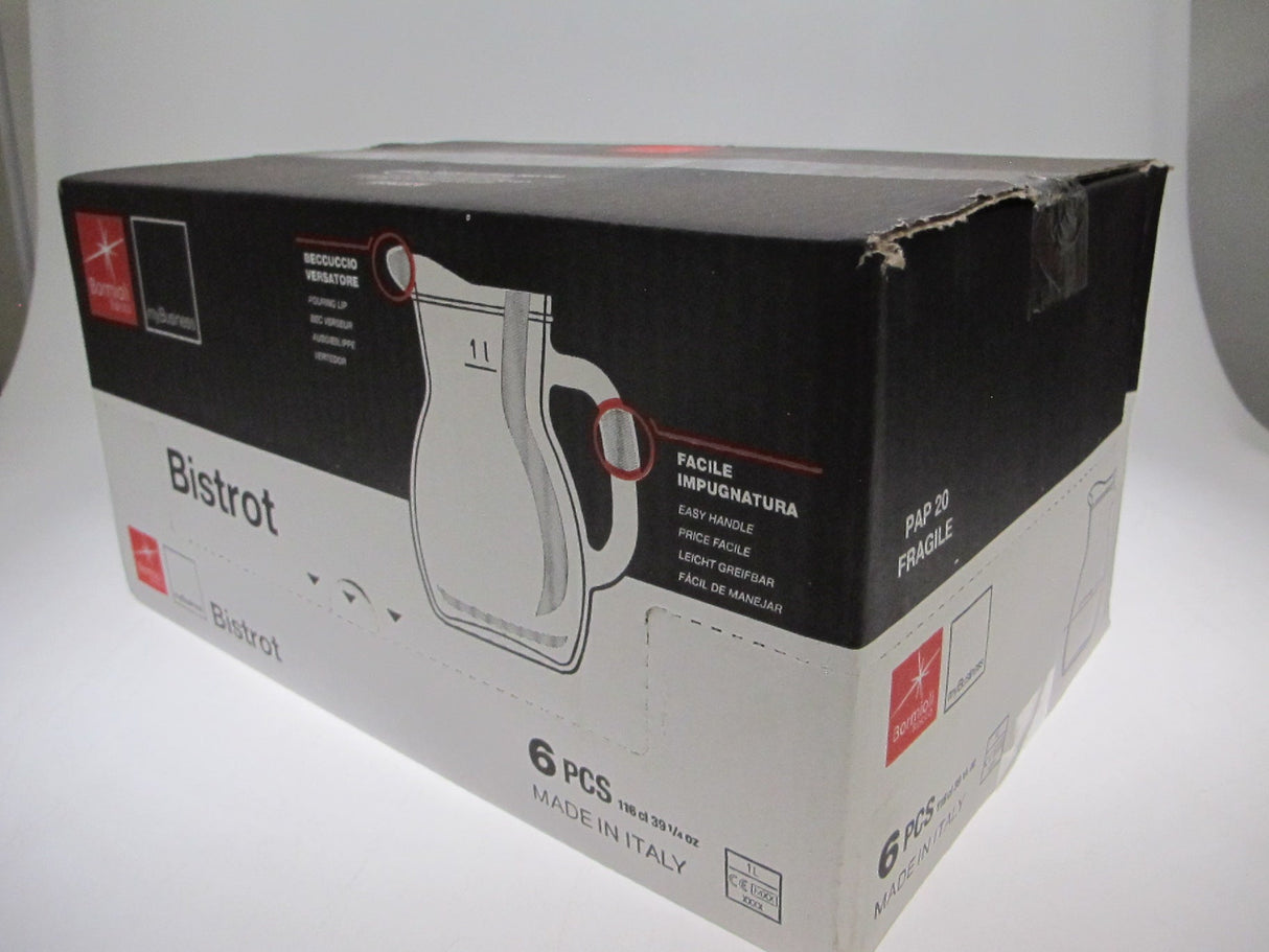 BROC BISTROT 1L EN VERRE TRANSPARENT – Carafe, pichet et bouteille – HygiRéa